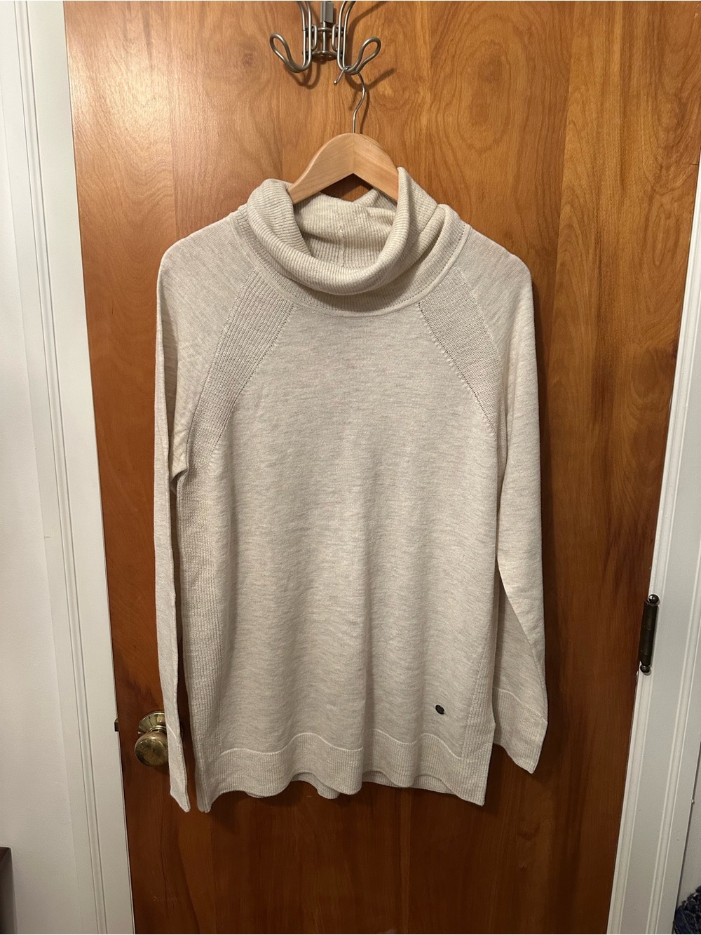 Royal Robbins Cream Cowl Neck Sweater